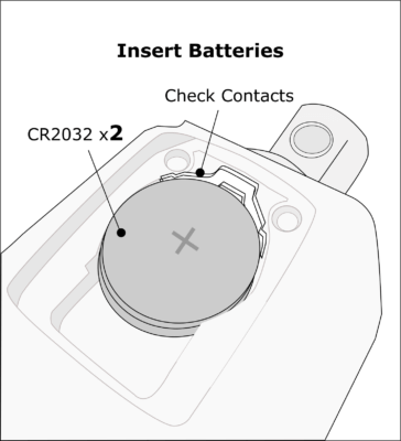 ARM602 x insert batteries